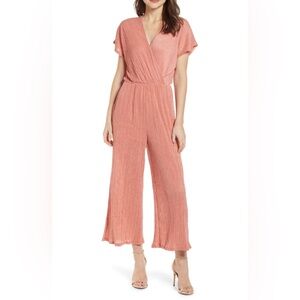 Coral/Orange jumpsuit by All in Favor